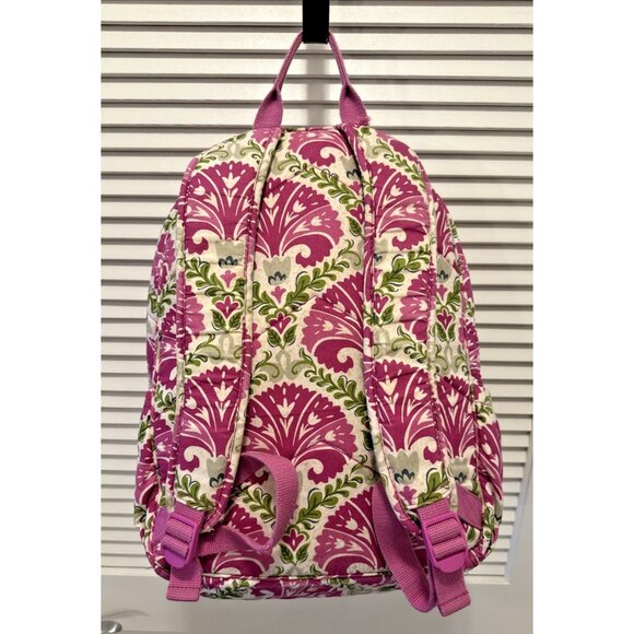 Vera Bradley Backpack Julep Tulip Quilted Laptop Bag 17"x12" Colorful and Floral - Picture 7 of 14
